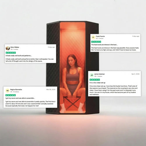 Saunai ® The World's First Clinical-Grade At-Home Red-Light Sauna
